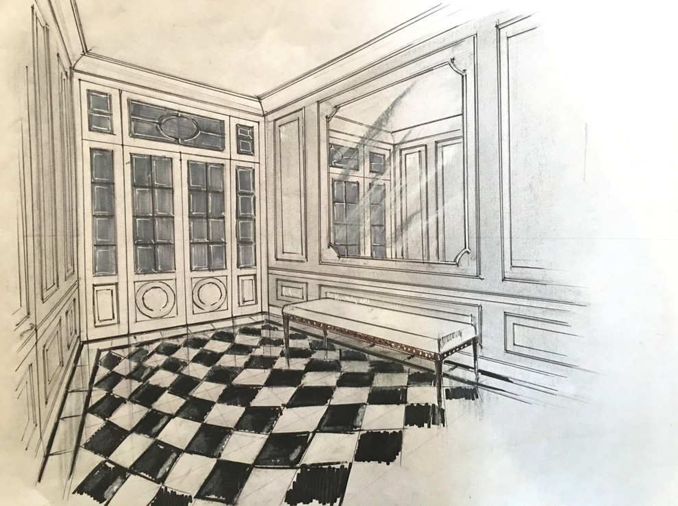 Обложка проекта: Эскизы квартиры для актрисы театра и кино