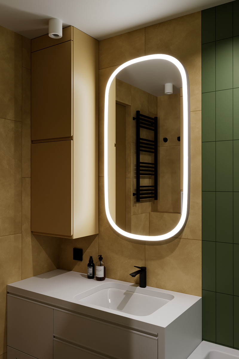 Евро трехкомнатная квартира в современном стиле ЖК Атмосфера