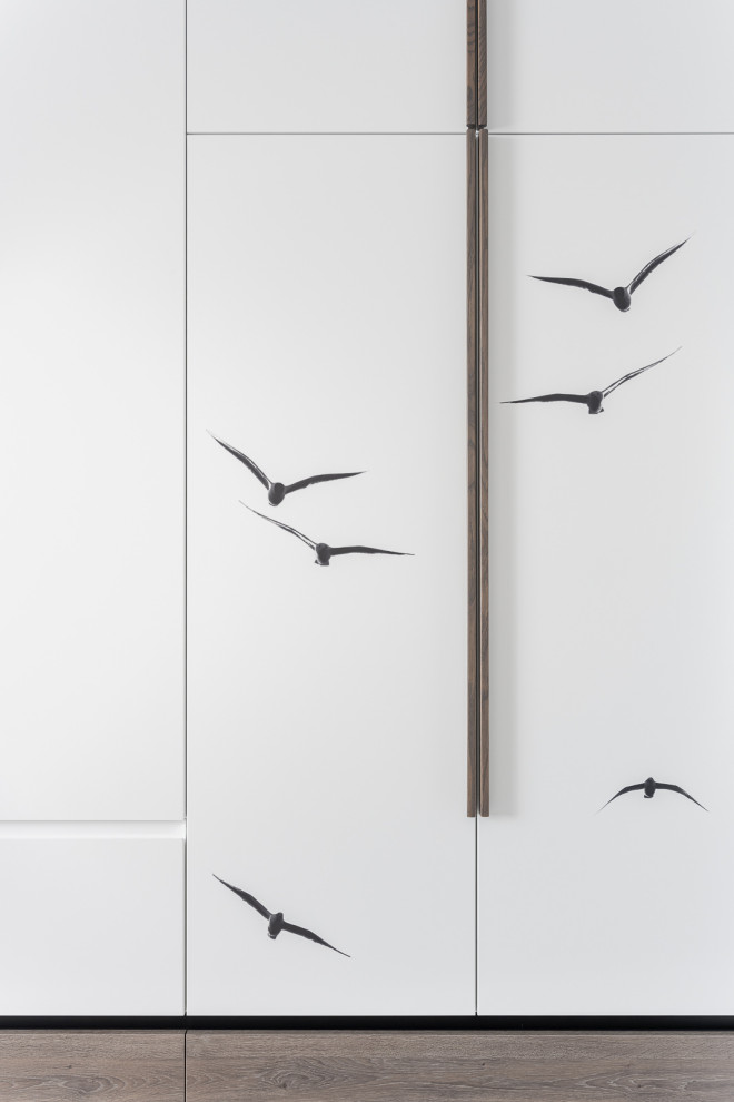 Уютная графичность. Квартира - отдых для семьи врачей