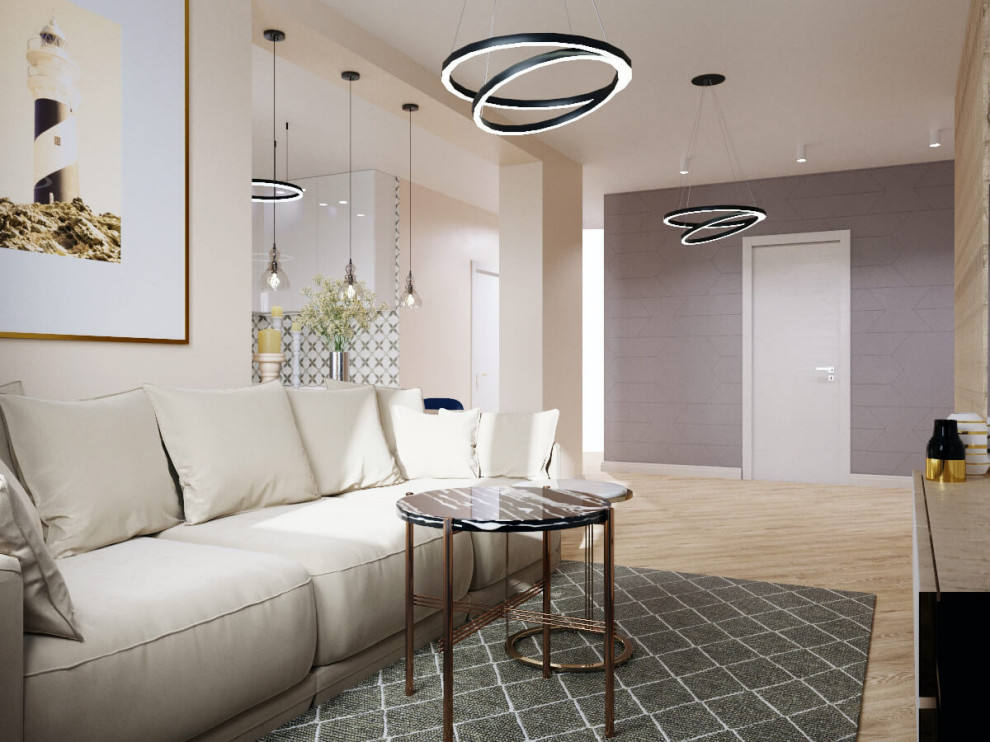 Дизайн квартир 90 м2 на Пятницком шоссе