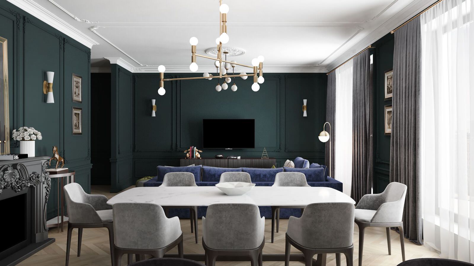 Обложка проекта: ЖК «Smolensky De Luxe» 148 кв.м