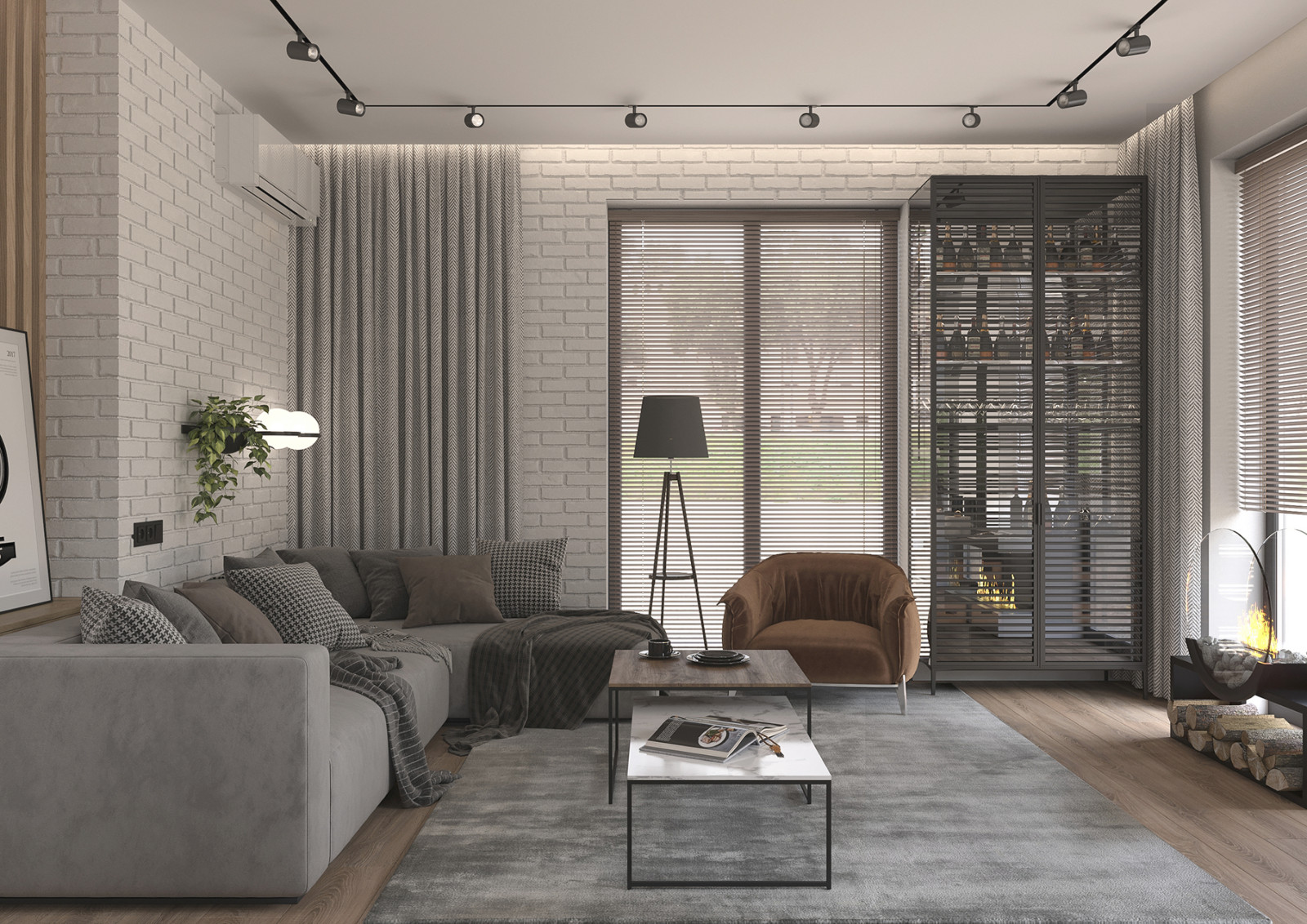 Кухня-гостиная (зона гостиной) 2