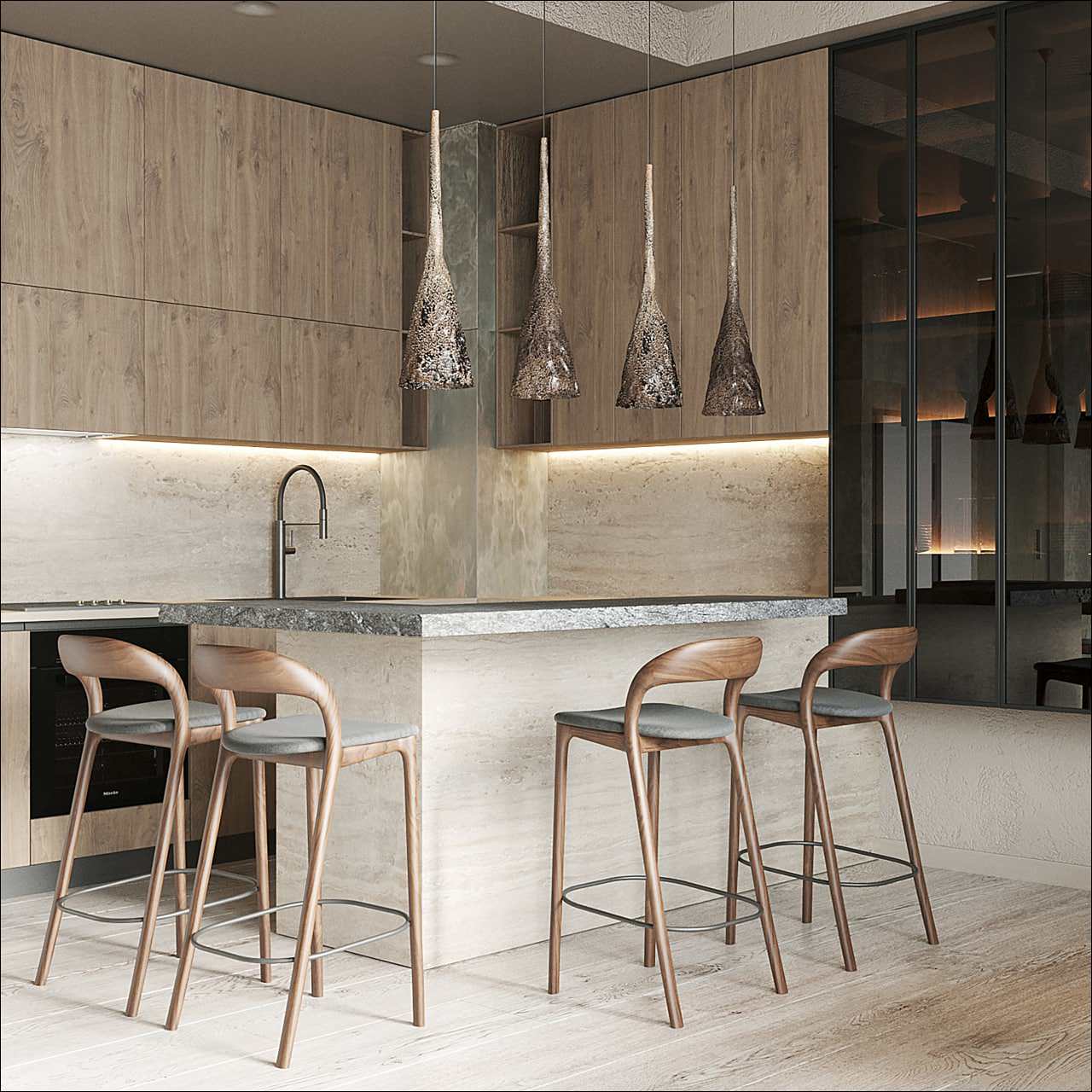 Четырехкомнатная квартира в ЖК КОКОС