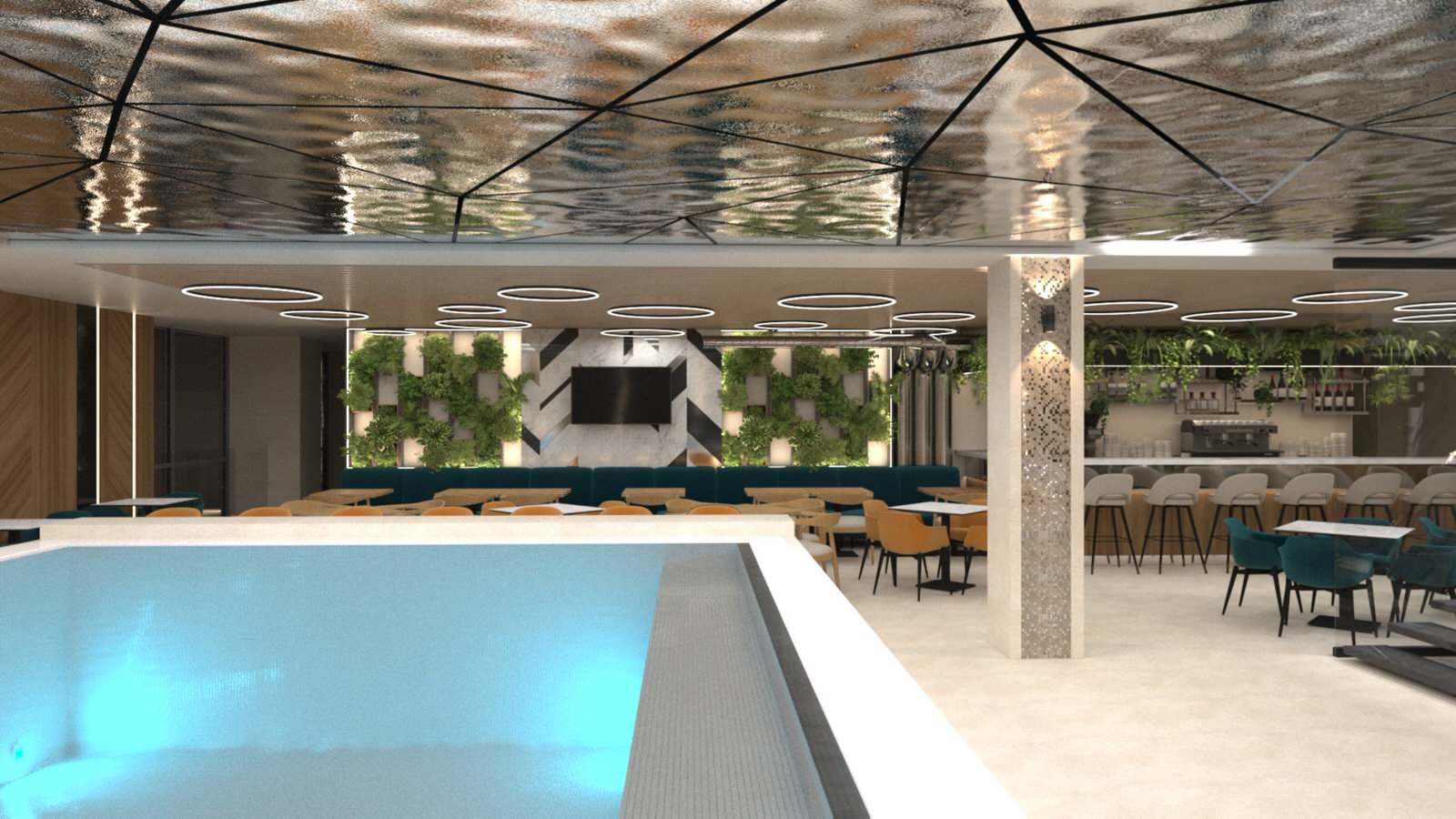 Термы "Лето". Закрытый бассейн.