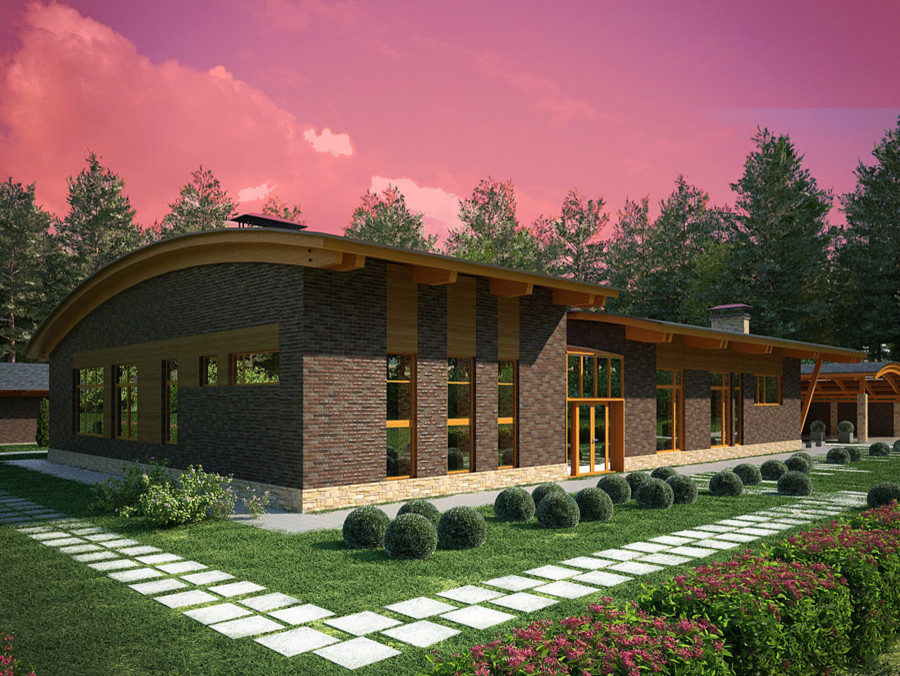 Проект одноэтажного дома