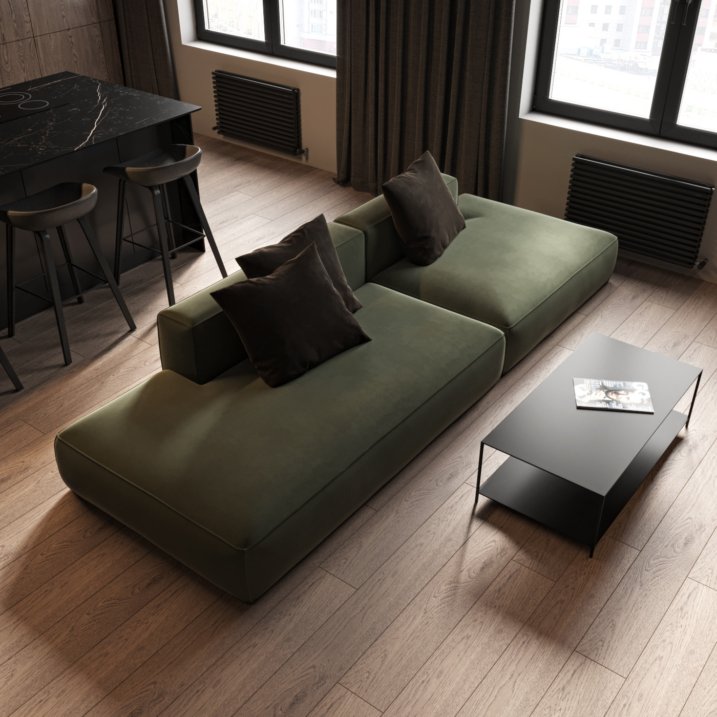 Дизайн-проект ЖК Лучи