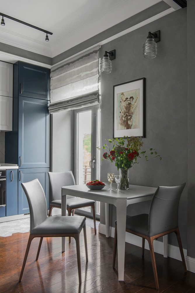 До и после: Серая квартира в Хамовниках