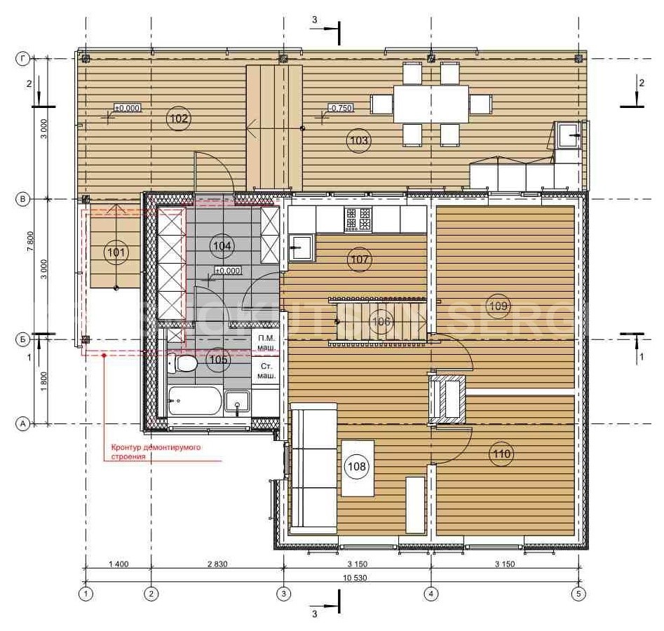 Обложка проекта: РЕКОНСТРУКЦИЯ ДАЧИ В НАРО-ФОМИНСКЕ