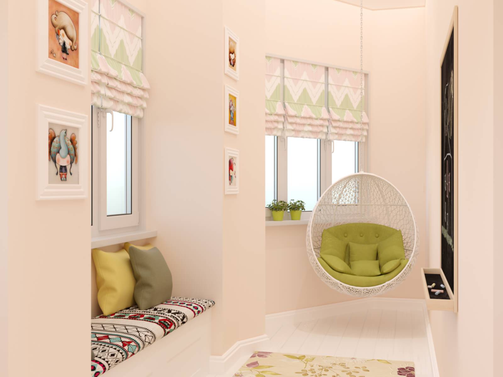 Детская для двух сестренок