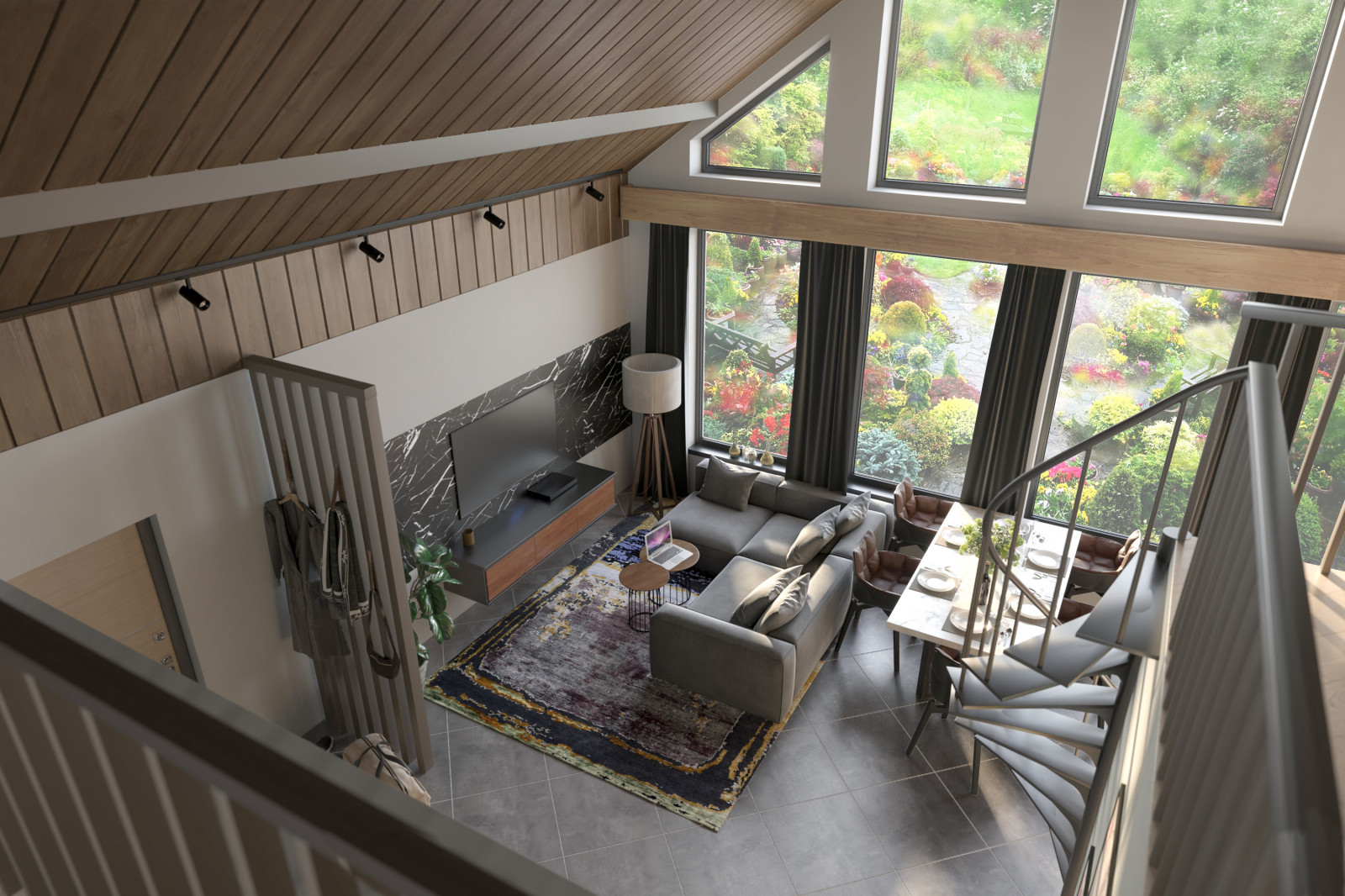 Разработка визуальной концепции шоурума (123 м2) для застройщика в г. Уфа