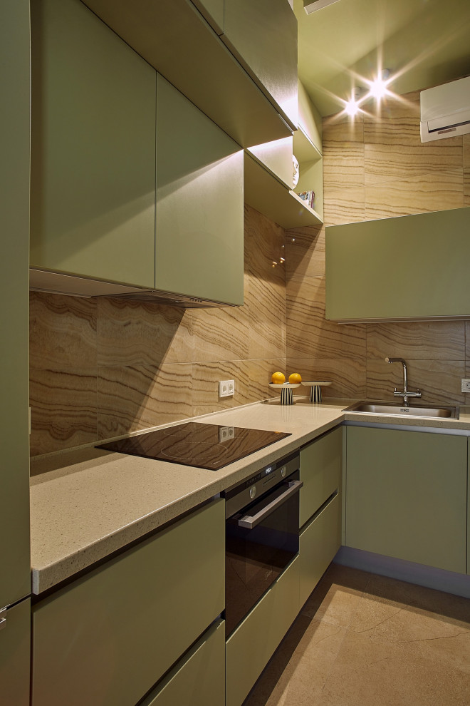 Кухонный гарнитур SOLO + ручка GOLA