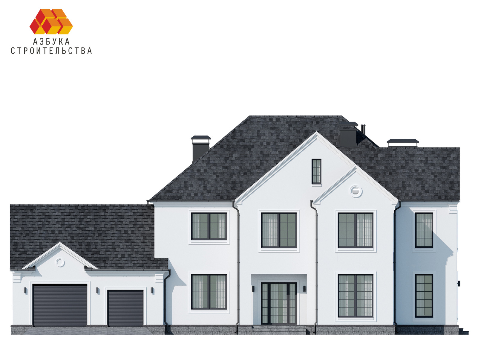 Проект дома с гаражом