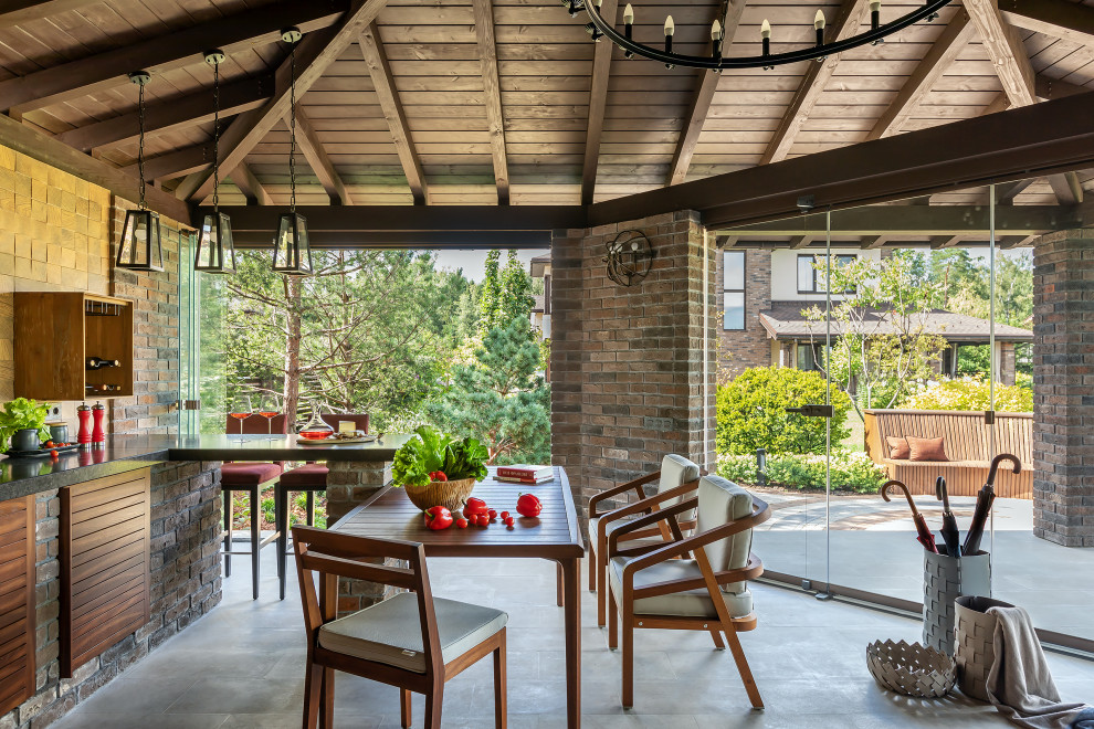 УЮТНАЯ БЕСЕДКА В ЗАГОРОДНОМ ДОМЕ