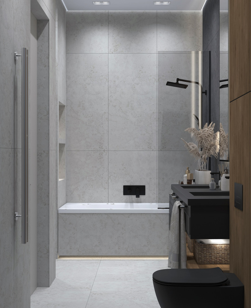 Квартира для современной семейной пары. Санузел