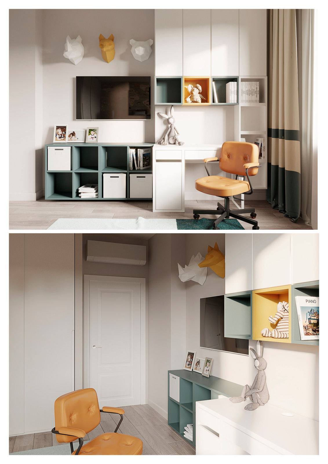 Двухкомнатная квартира для семьи в ЖК Загорье