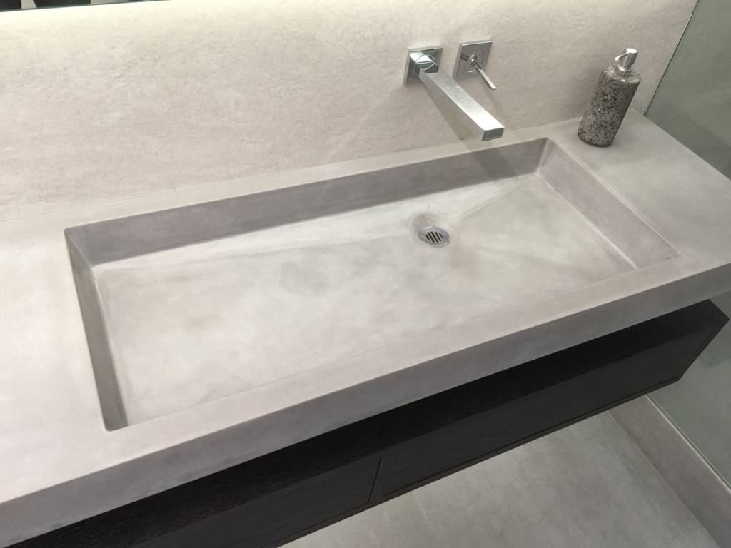 Раковина из бетона