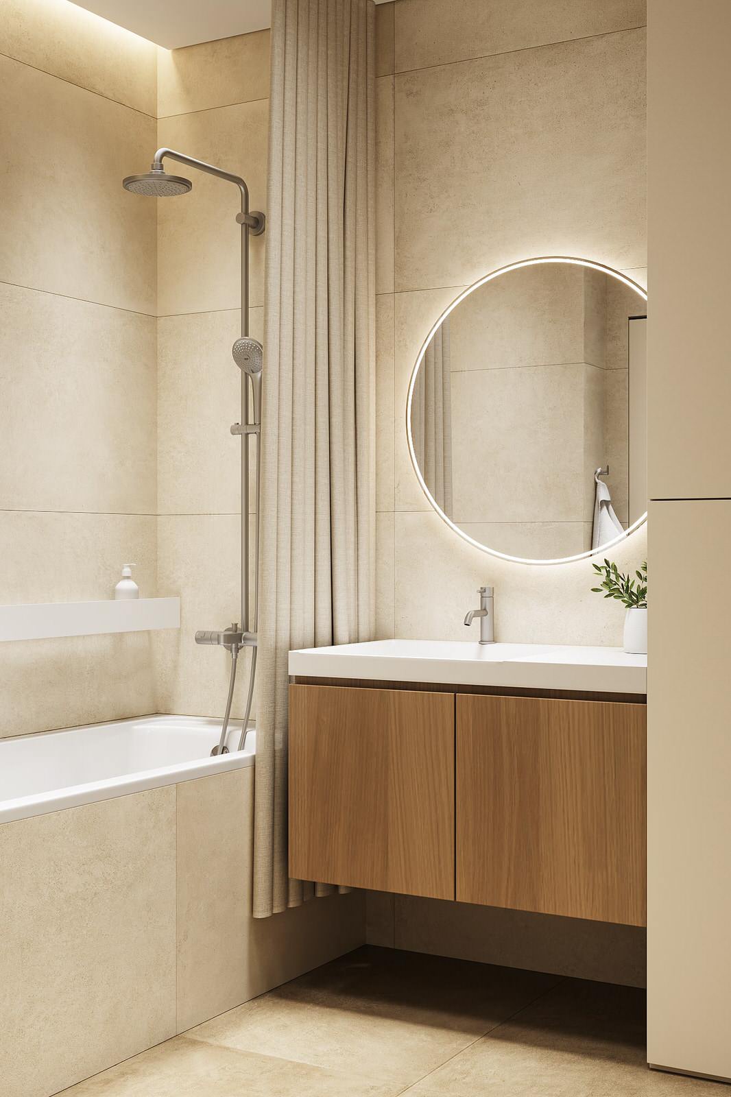 Санузел с ванной