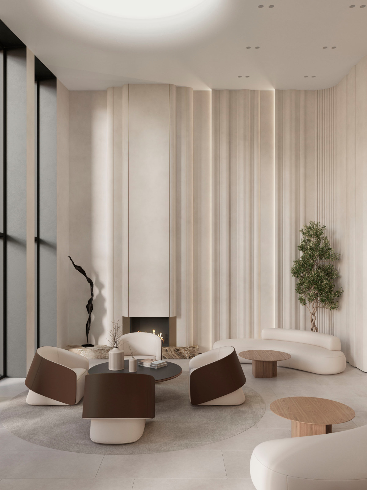 Общественные зоны жилого комплекса "Павелецкая сити"