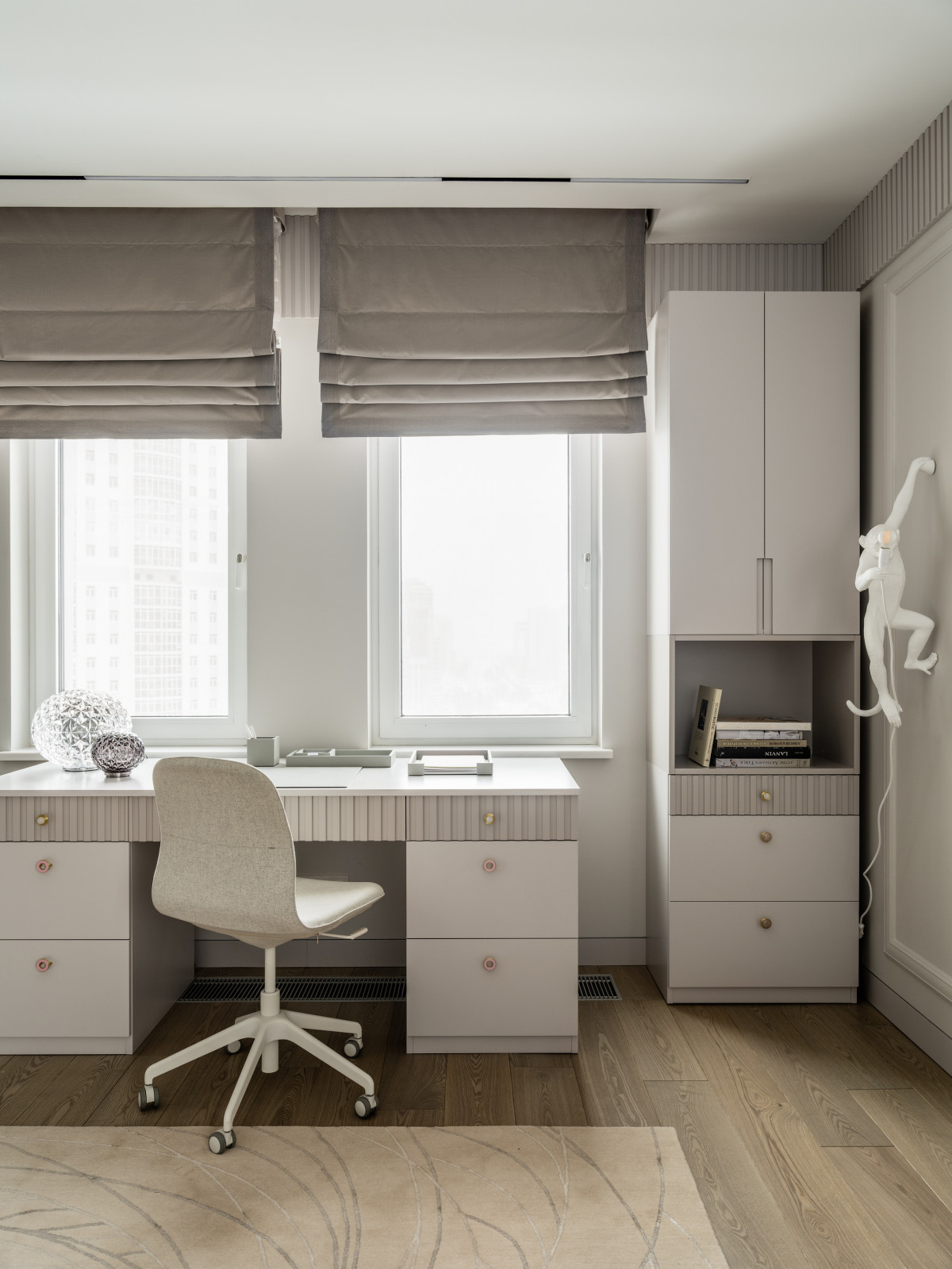 Семейная квартира в акварельных оттенках света и тени