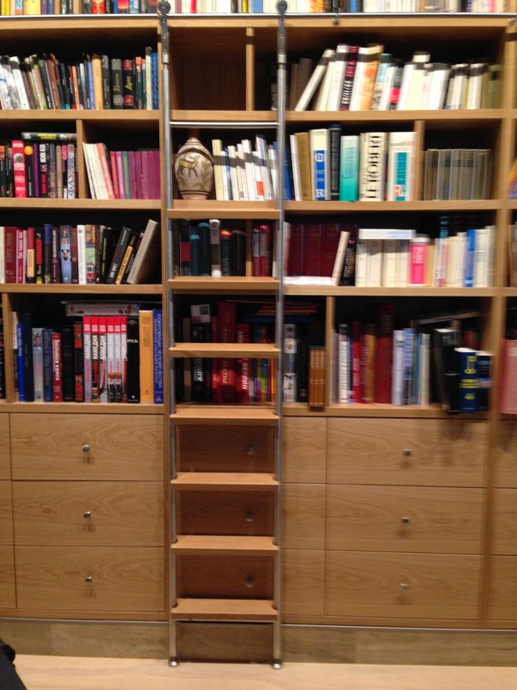 2018 _ ПОДСОСЕНСКИЙ - лестница мебельная с роликами - модель Step-30