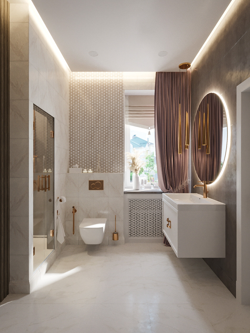 Дизайн загородного дома (1 этаж)