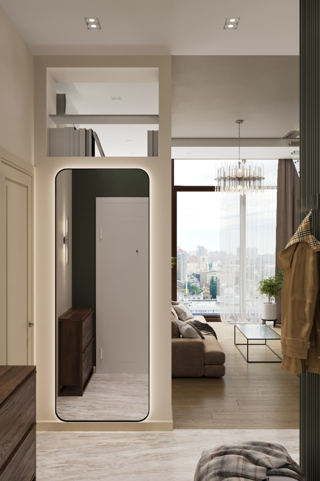 Обложка проекта: Яркая просторная гостиная