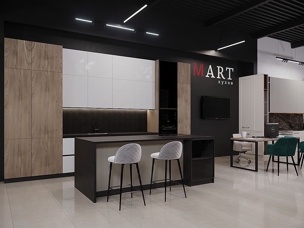 Обложка проекта: Дизайн- проект студии по продаже встраиваемой кухни