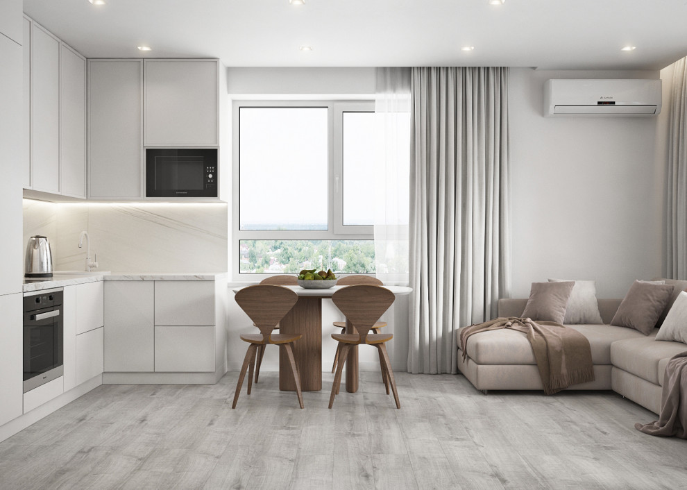 Светлый легкий интерьер для жизни