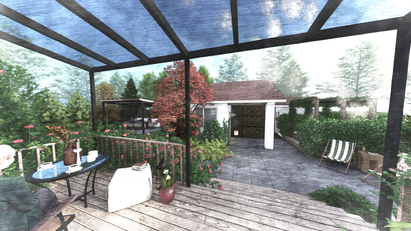 Обложка проекта: Проект сада "Красное вино"