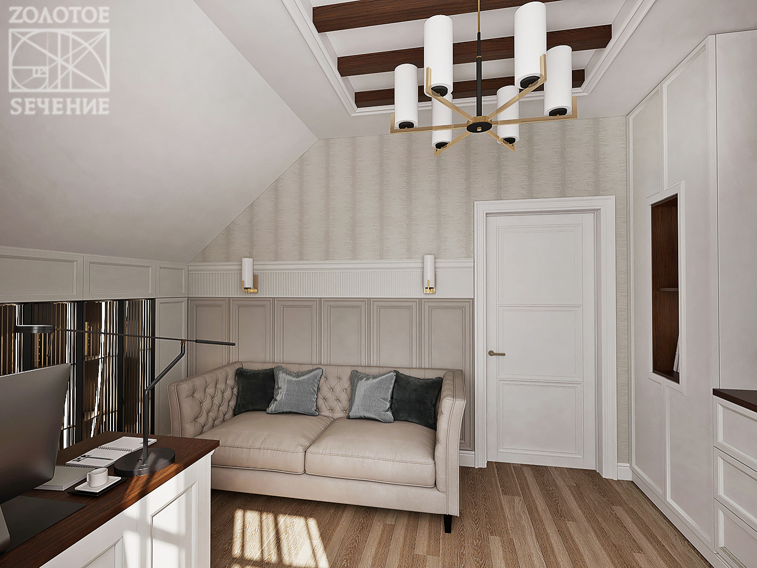 Изысканная нежность загородного дома