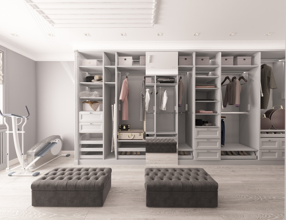 Гардеробная в коттедже в Славгороде