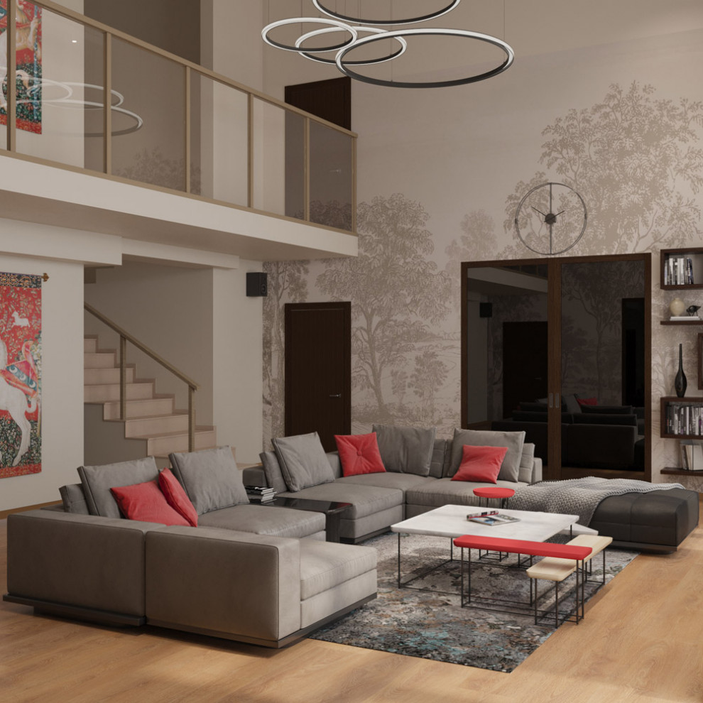 Элегантность гостиной в доме  Юрлово