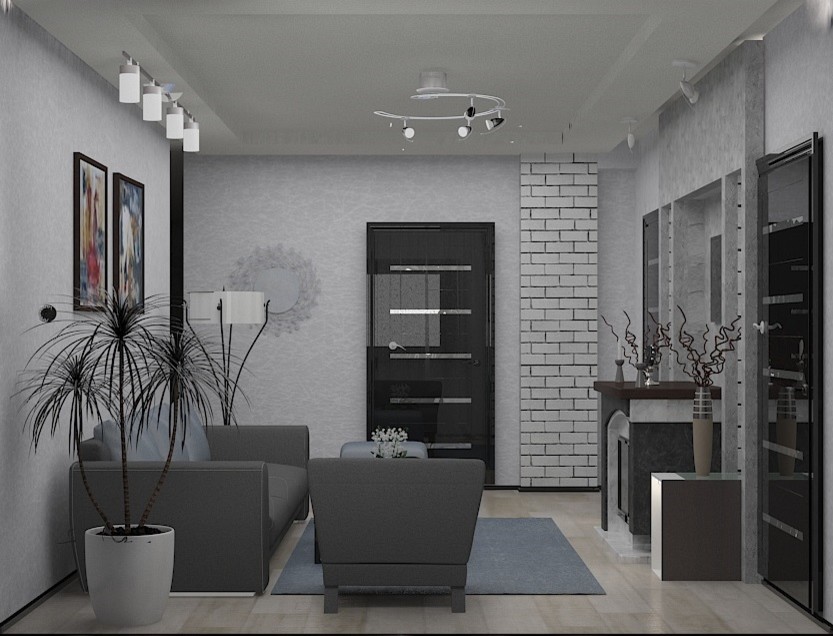 Обложка проекта: гостиная в 3-комнатной квартире