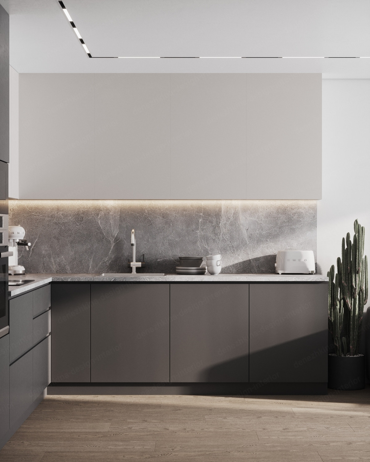 Дизайн проект 3 комнатной квартиры - Красногорск