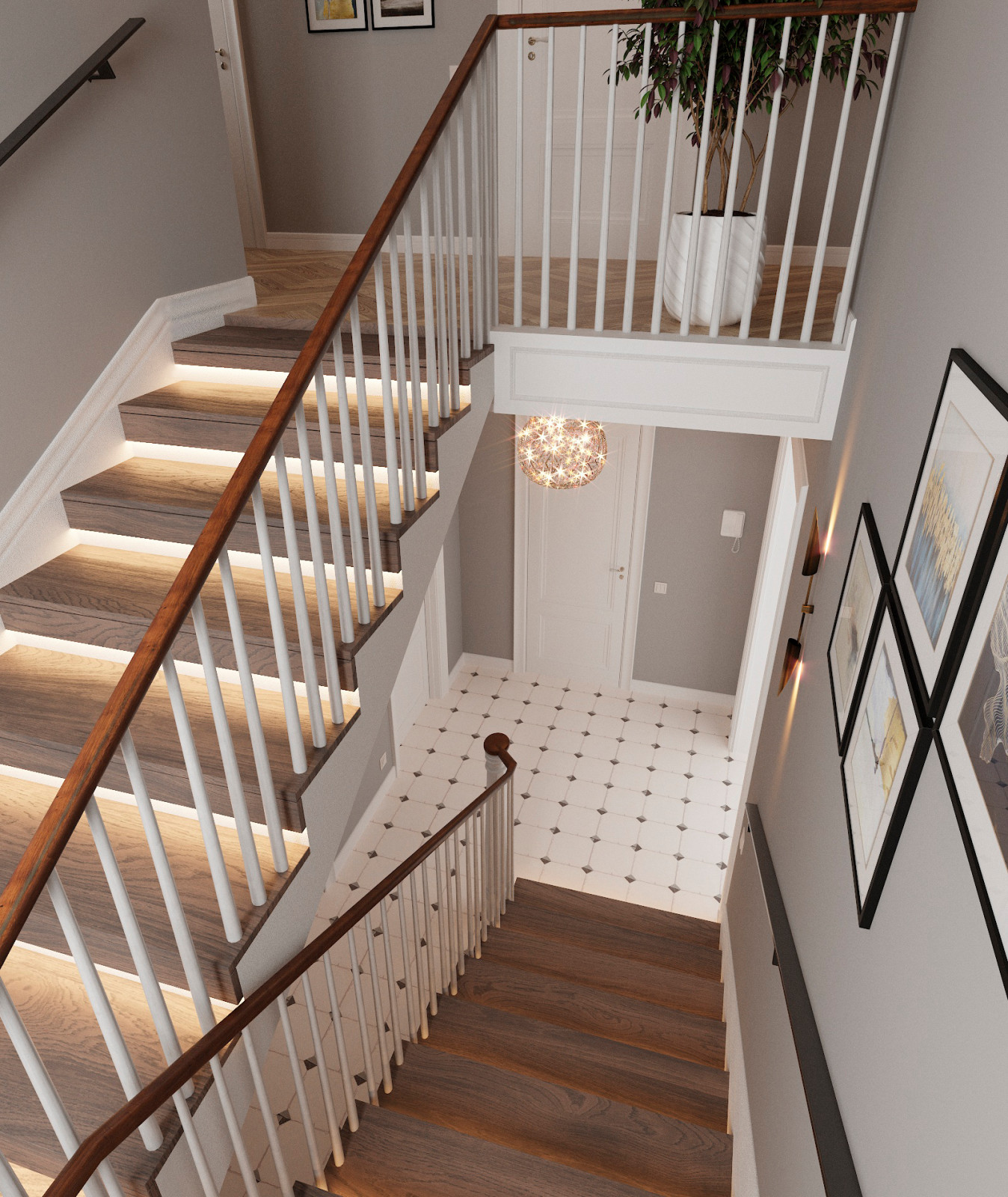 Интерьеры загородного дома в ЖК Олимпийский