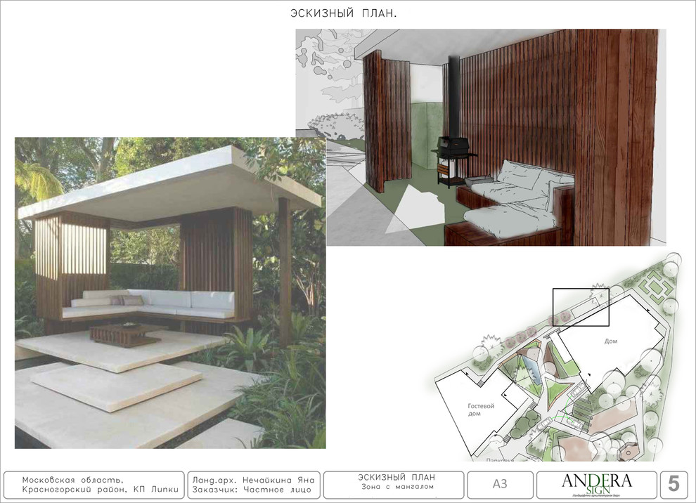 Проект сада в КП Липки
