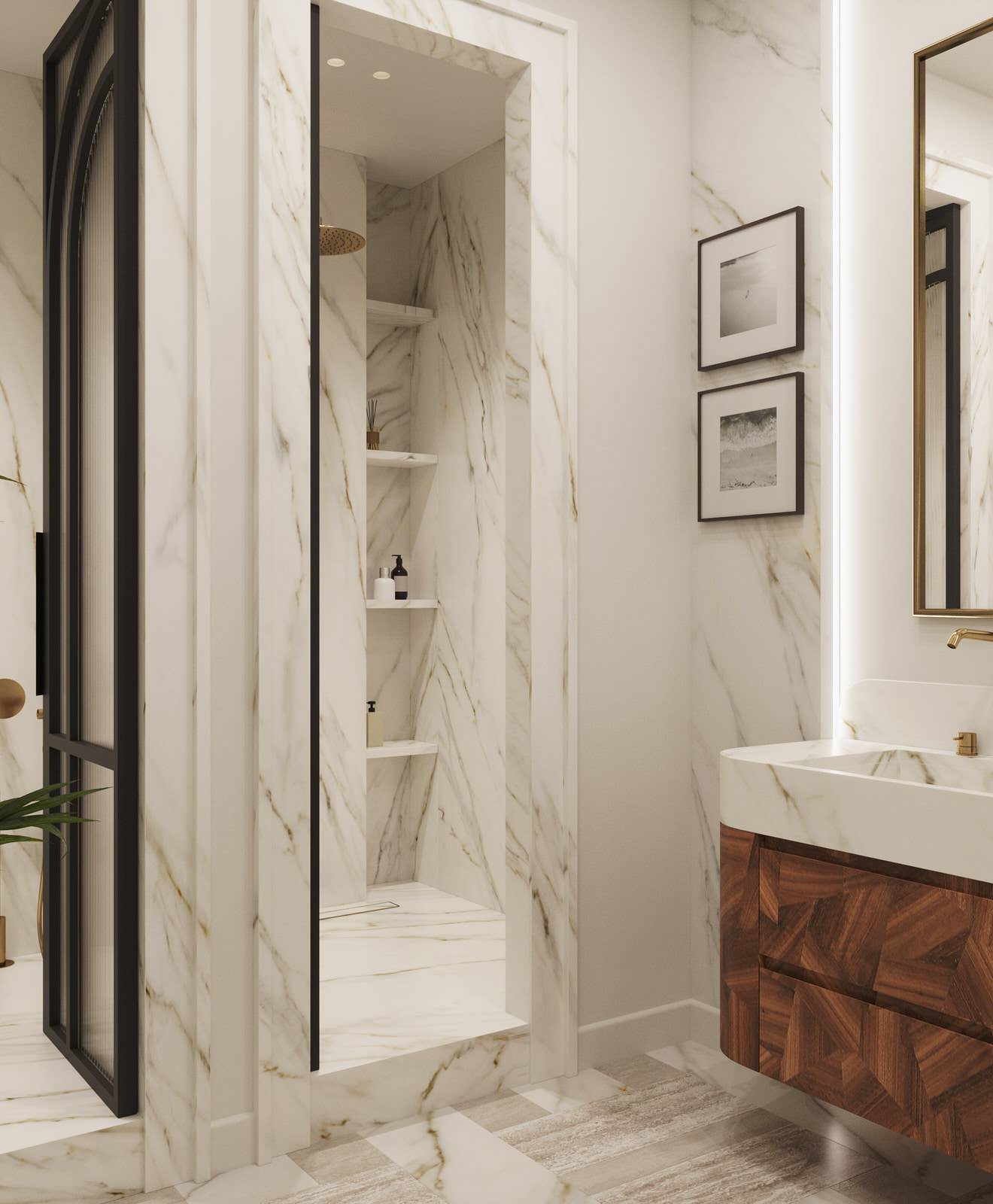 Дизайн-проект квартиры 200м², ЖК Neva Haus