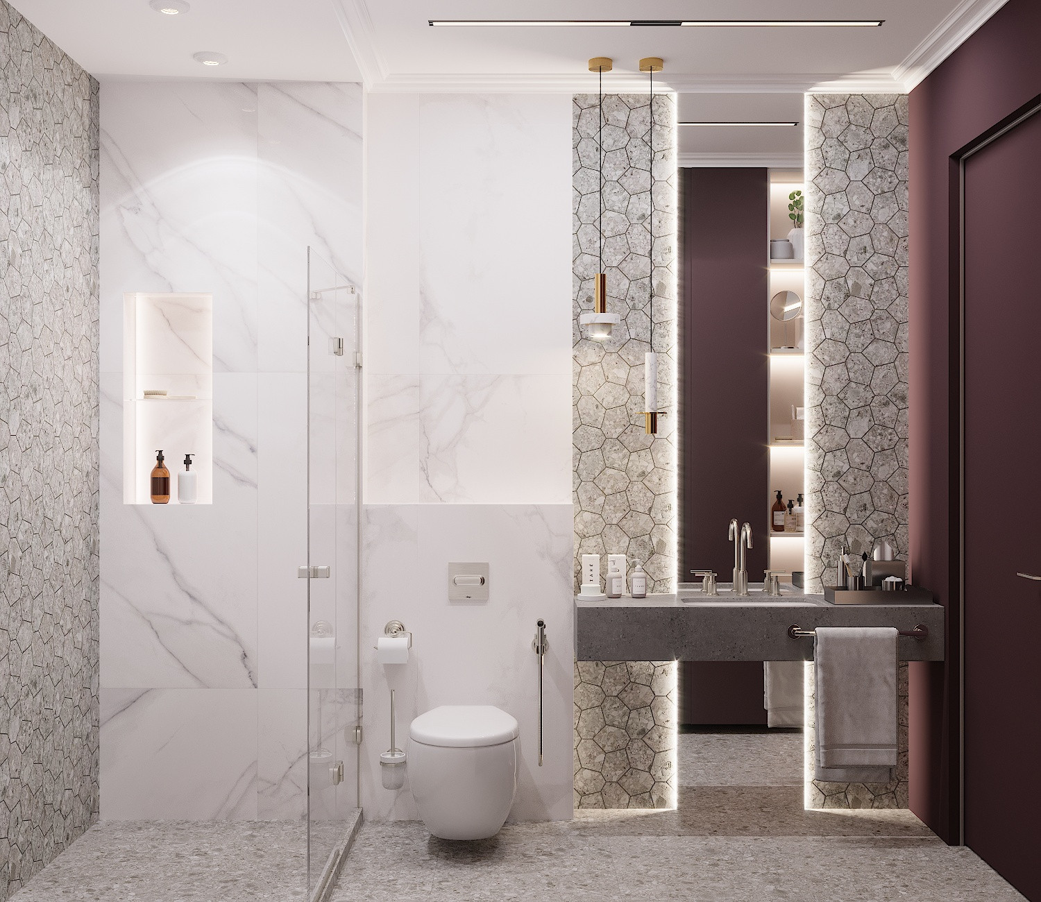 Неоклассика в пыльно-розовых тонах. Москва 2020