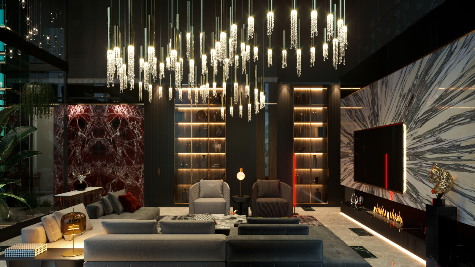 Патетичный интерьер