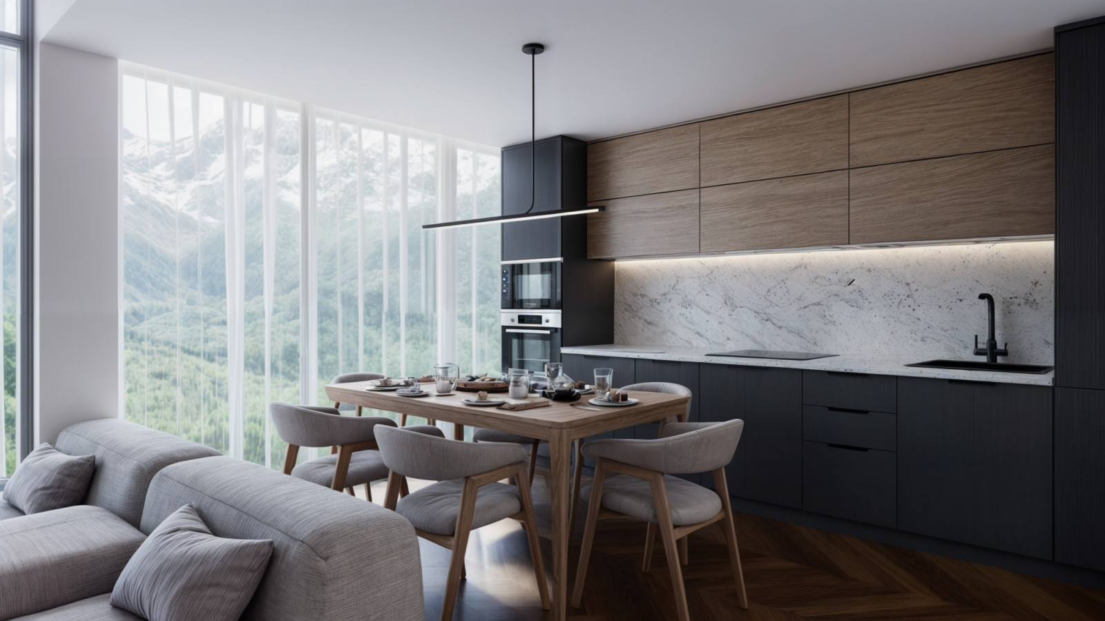 Проект 2-х уровневых апартаментов