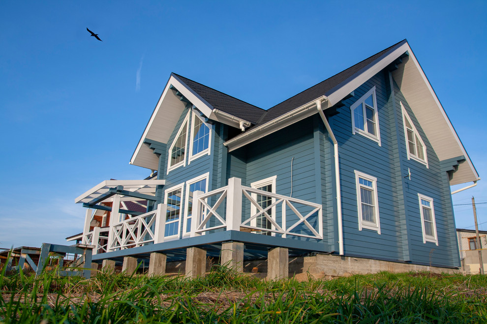 Обложка проекта: Небольшой дом из бруса в Кадницах