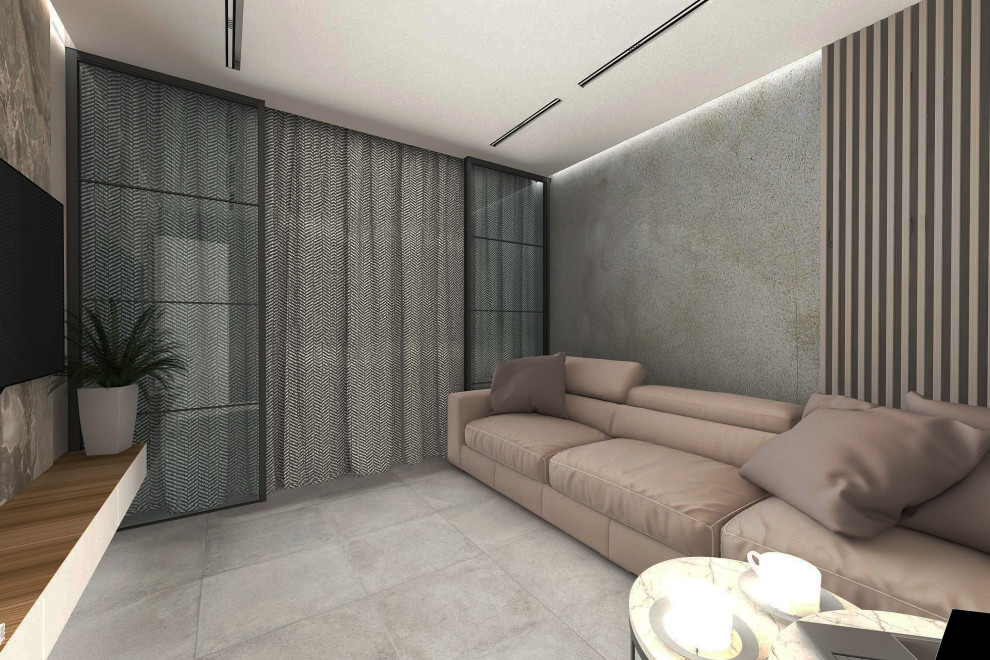 Обложка проекта: 2 х комнатная квартира в стиле лофт с минимализмом