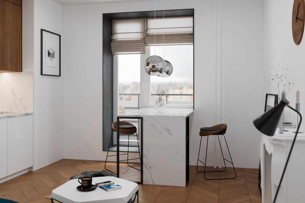 Обложка проекта: Квартира для молодого человека - 35 кв.метров