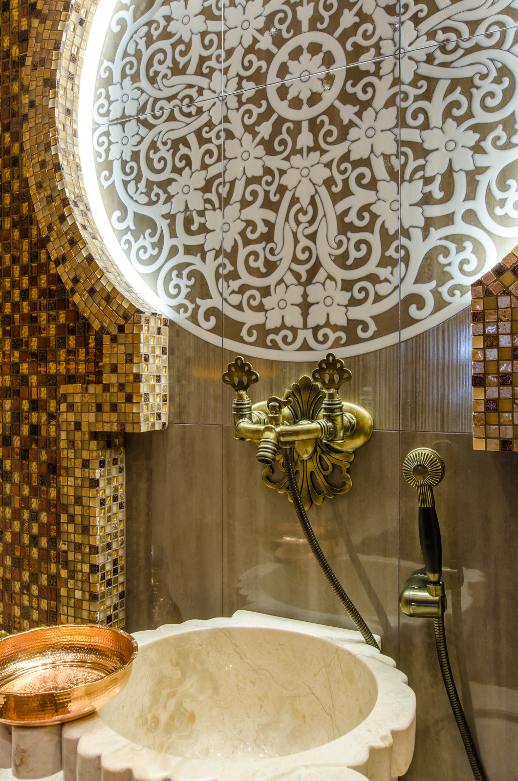 Обложка проекта: Турецкая баня в коттеджном поселке "Альпийская деревня"