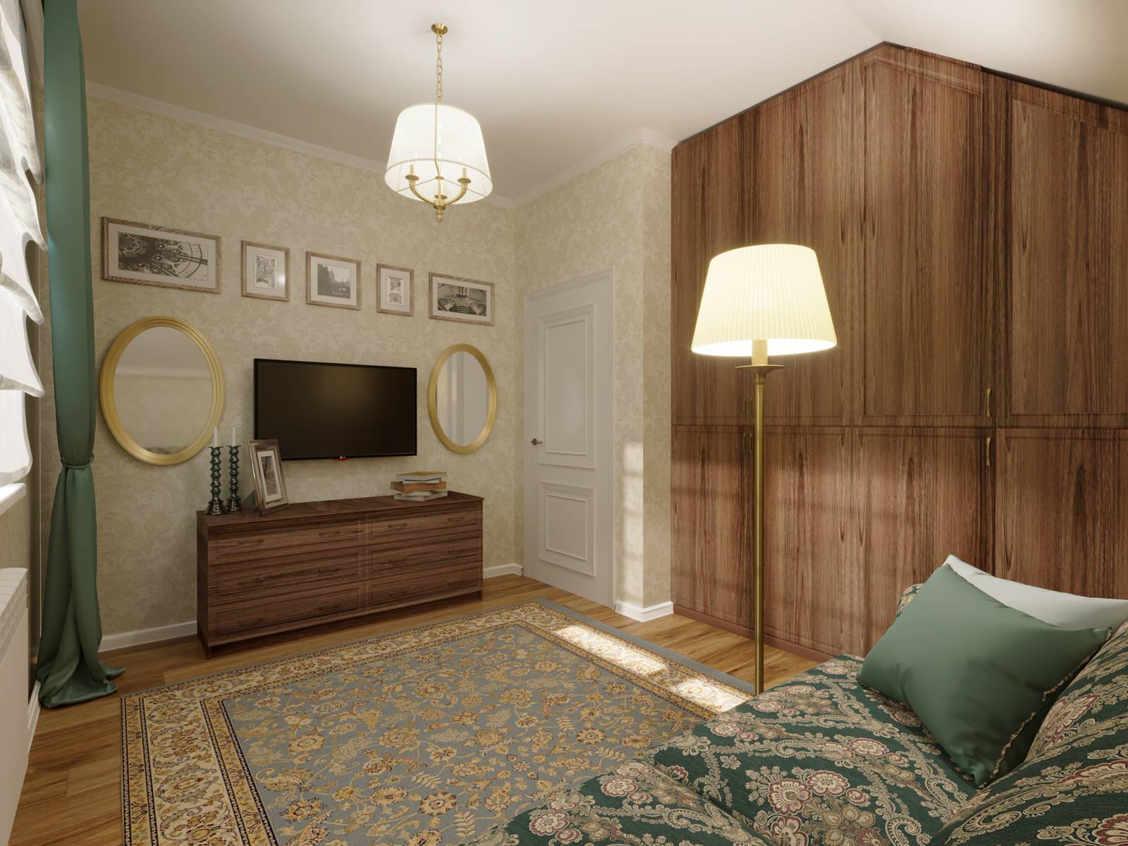 Дизайн проект загородного дома в английском стиле