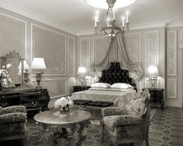 Interior design of Lux apartments of the Bariatinsky Palace