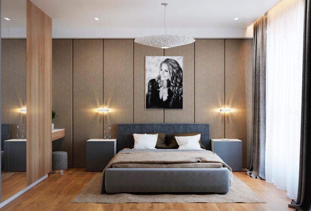 Дизайн проект квартиры в стиле "Минимализм" общей площадью 110 кв.м.