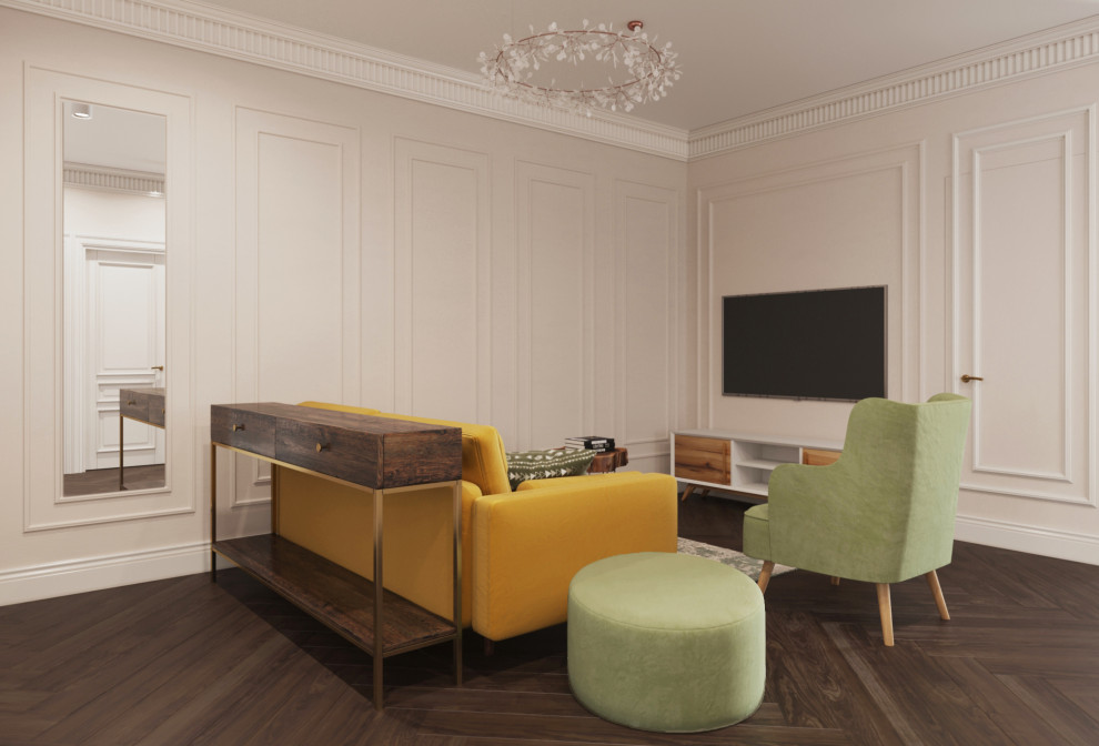 Дизайн-проект однокомнатной квартиры в современном стиле