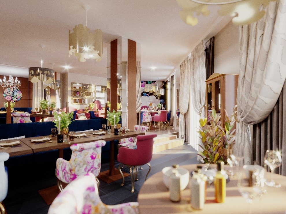 дизайн ресторанов и кафе