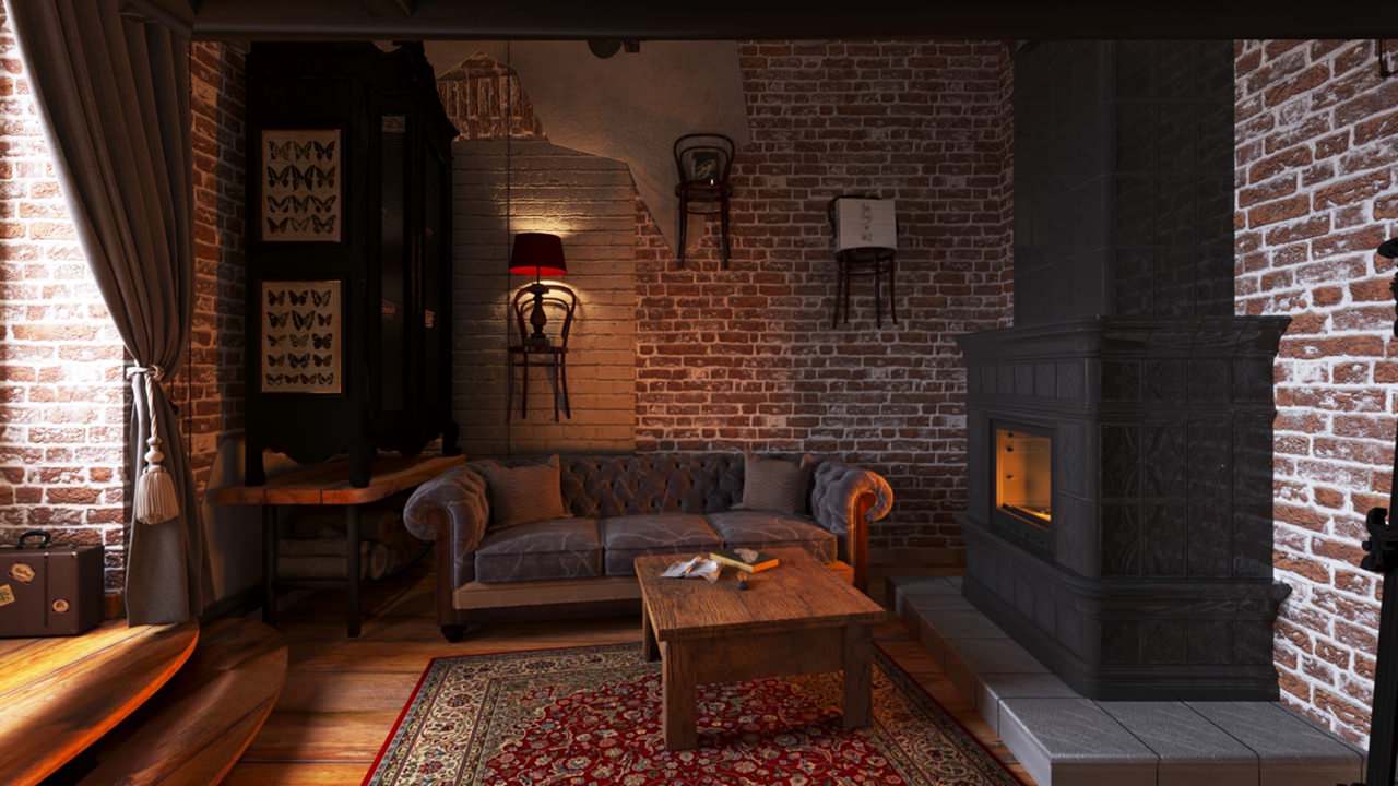 Проект квартиры в стиле Лофт на Буханцева